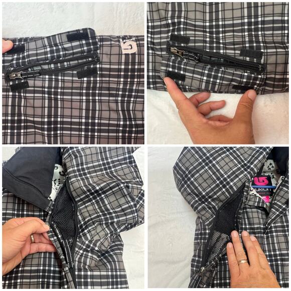 BURTON Girl's Dry Ride Insulated Hooded Snowboarding Ski Jacket Coat Size XL - Picture 11 of 16